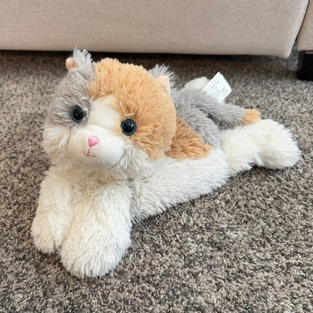 Warmies Microwavable French Lavender Plush Calico Cat Weighted Stuffed Toy